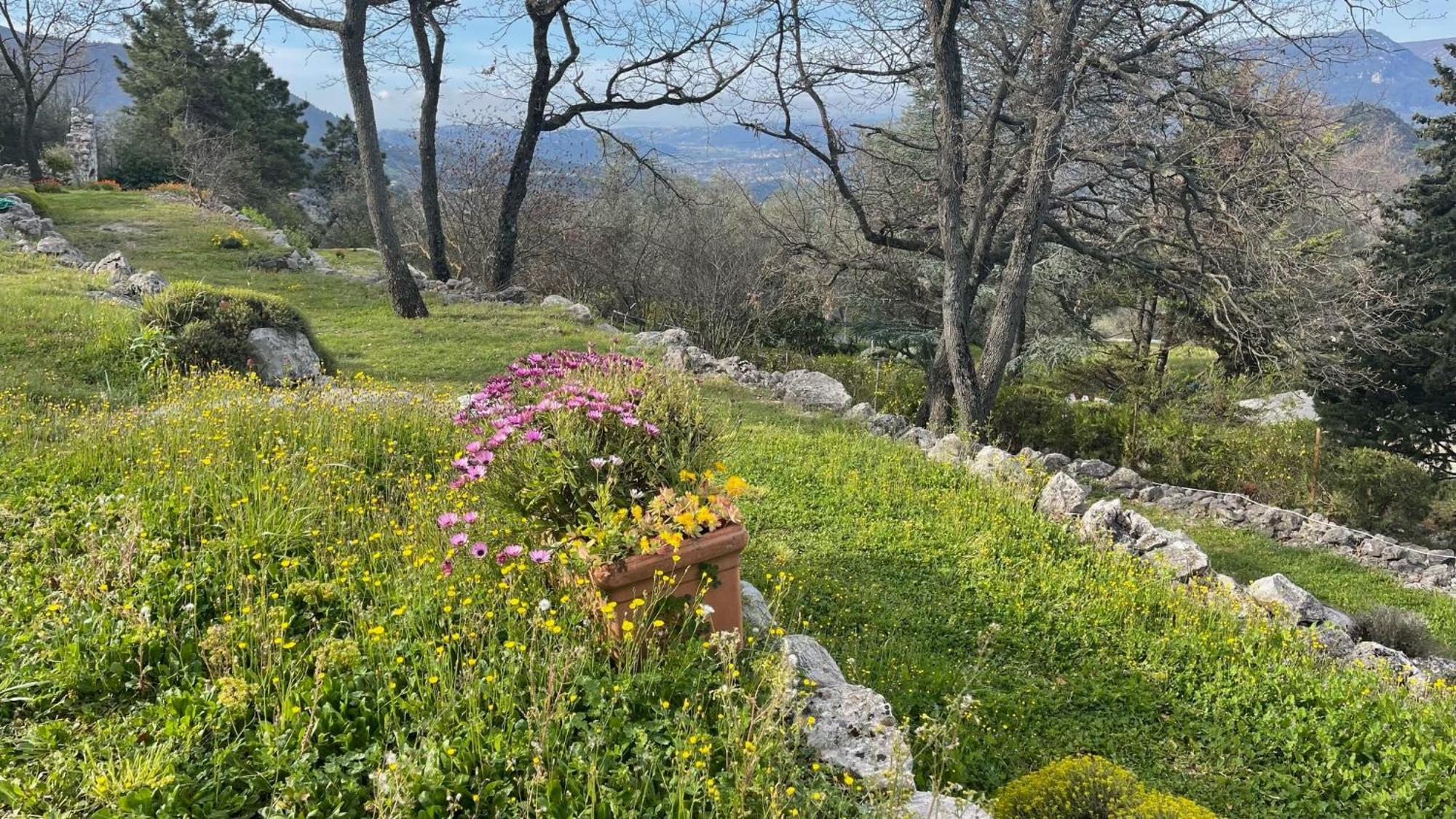 Rez De Jardin, Entre Mer Et Montagne Levens Exterior foto